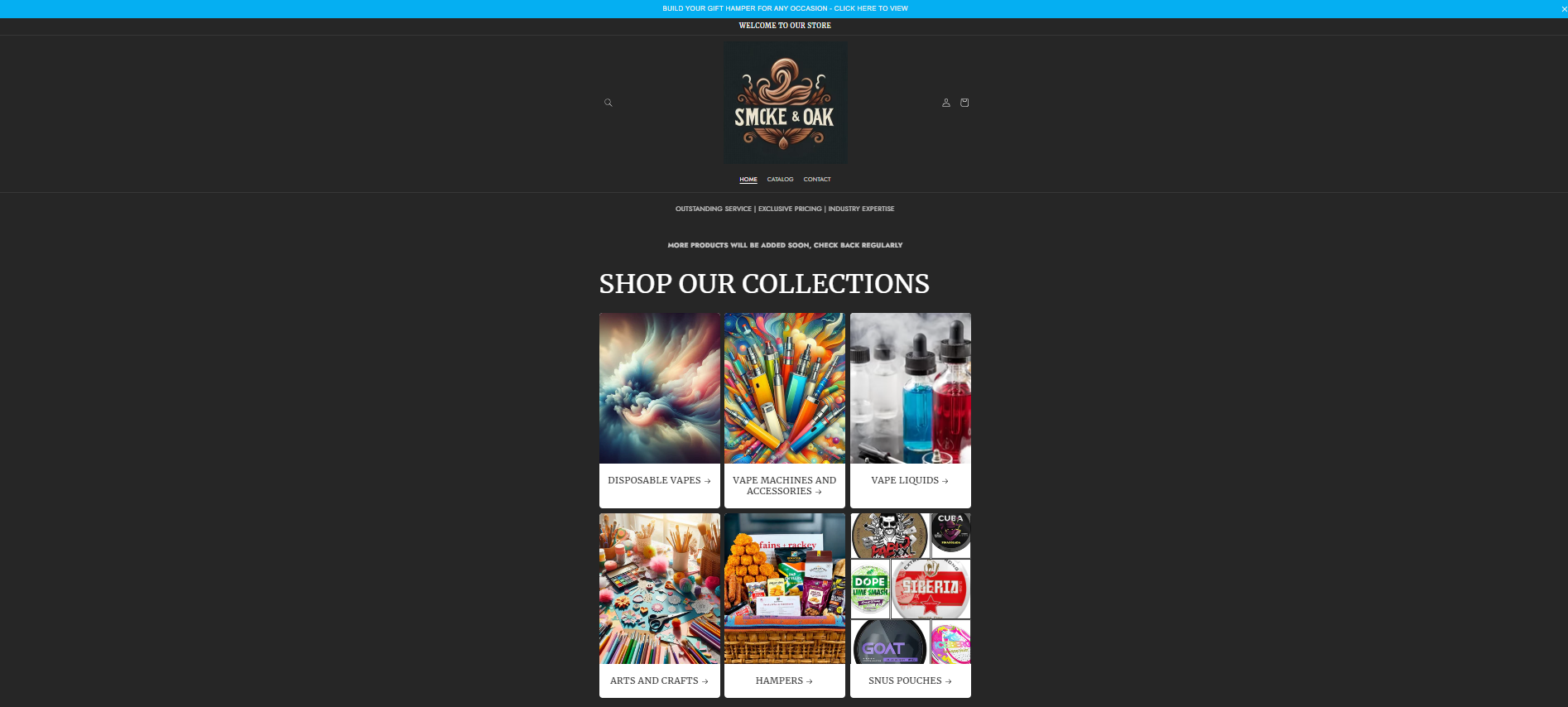 SMOKE & OAK ONLINE SHOP